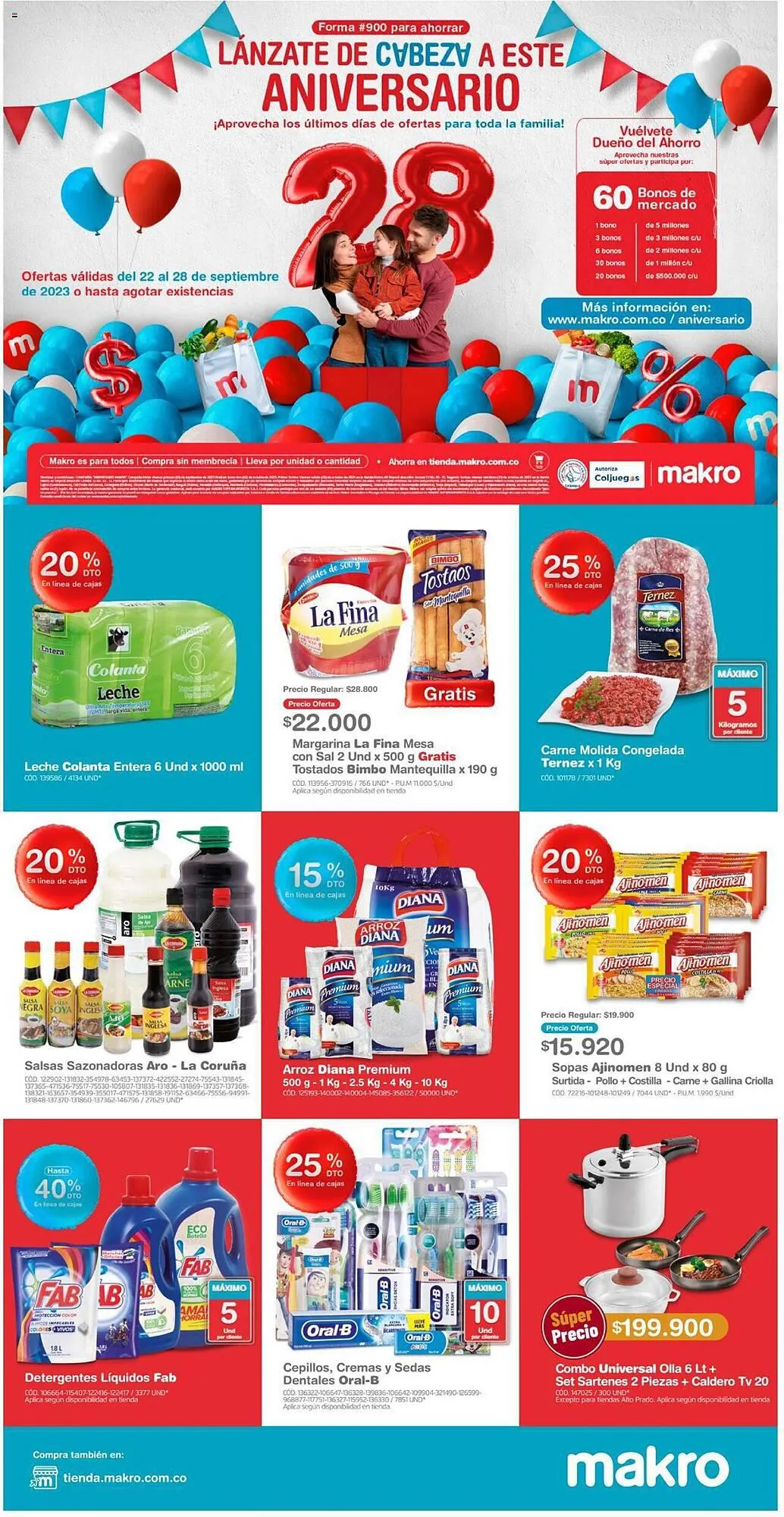Catalogo de Catálogo Makro 22 de septiembre al 28 de septiembre 2023 - Pag 1