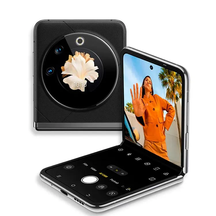 Celular TECNO Phantom V Flip 256GB 5G Negro