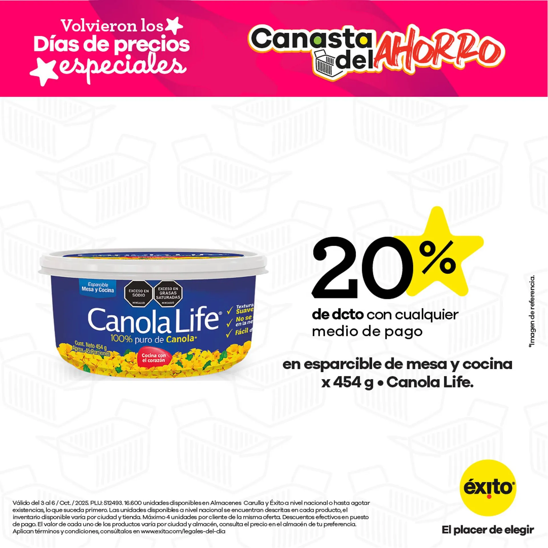 Catalogo de Catálogo Éxito 3 de octubre al 6 de octubre 2025 - Pag 1