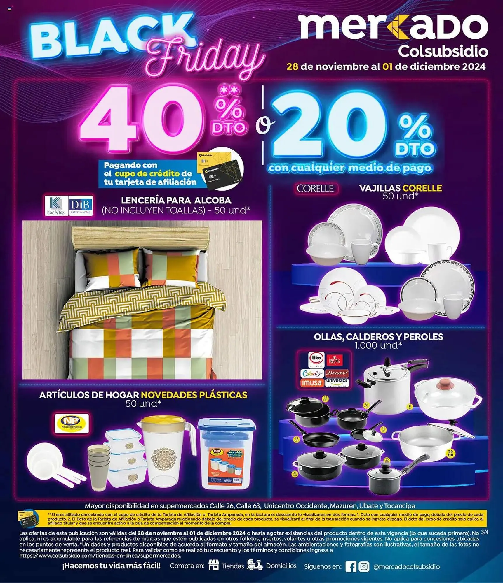 Catalogo de Catálogo Colsubsidio 28 de noviembre al 1 de diciembre 2024 - Pag 2