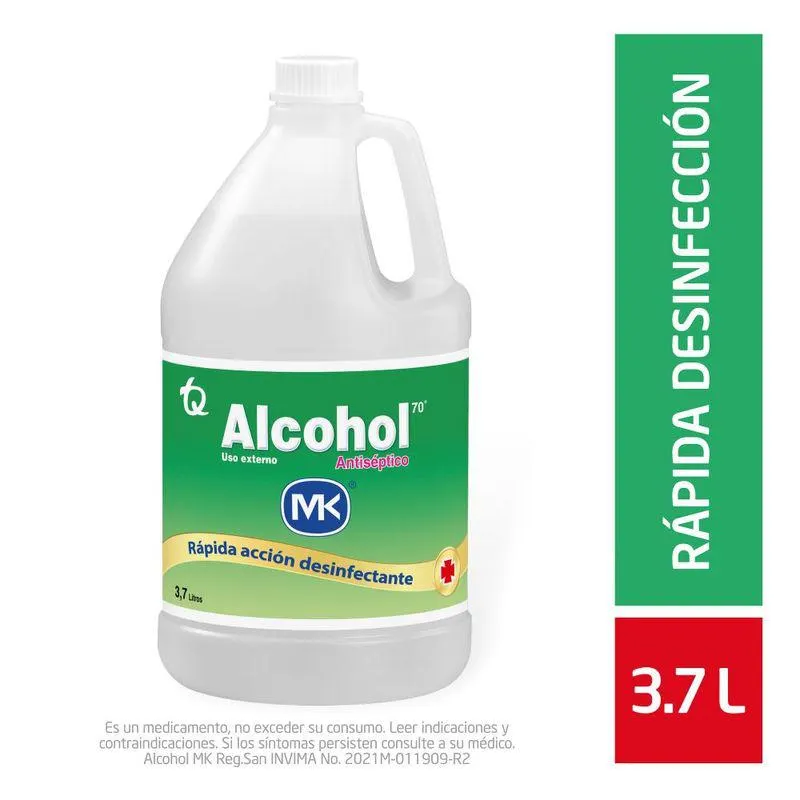 Alcohol MK garrafa x3.7ml