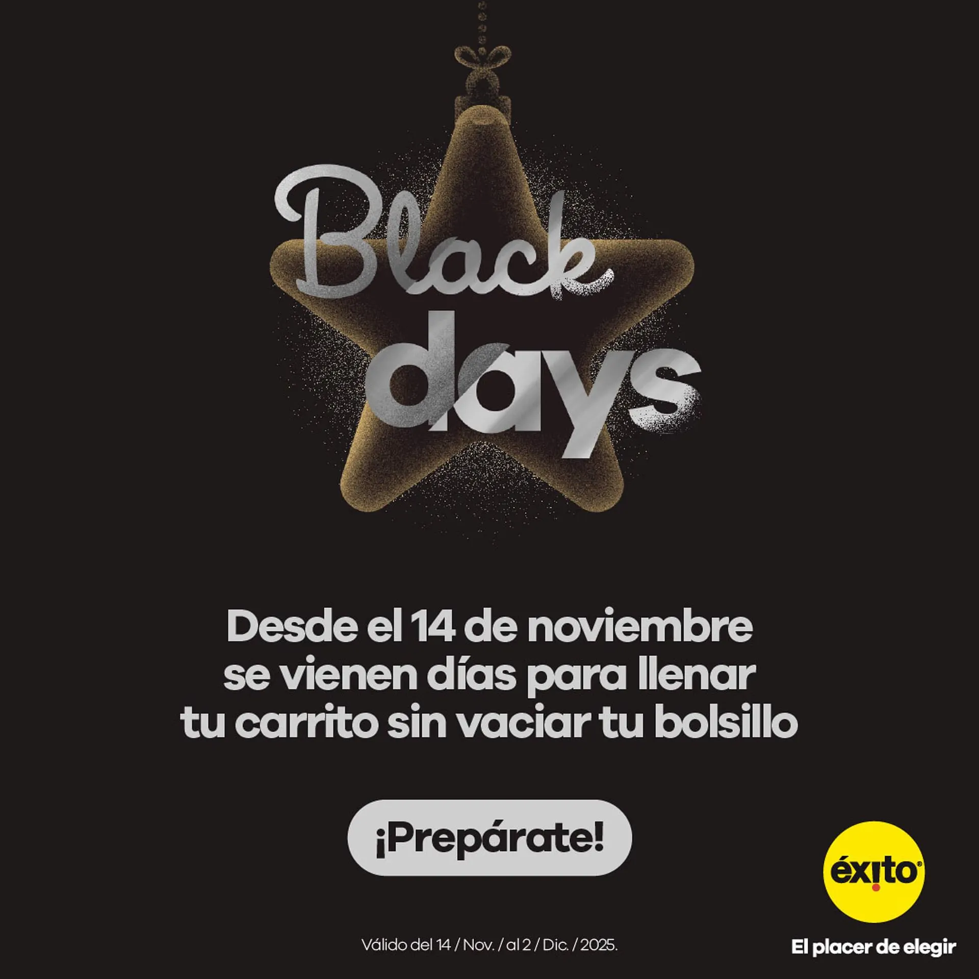 Catalogo de Catálogo Éxito 10 de noviembre al 2 de diciembre 2025 - Pag 1