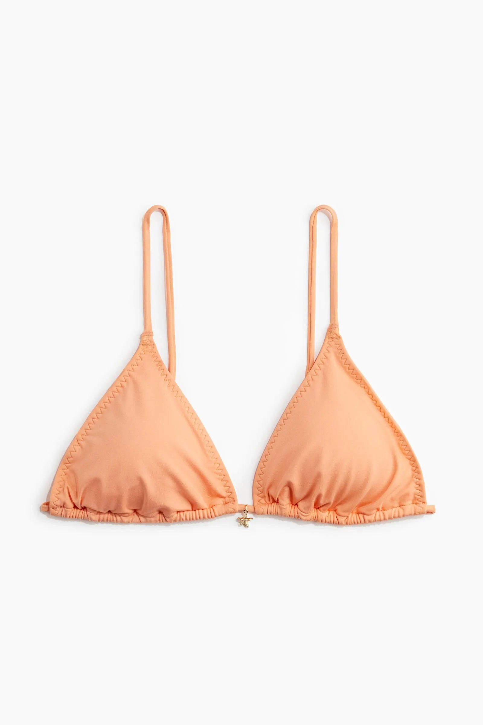 Top de bikini triangular con relleno