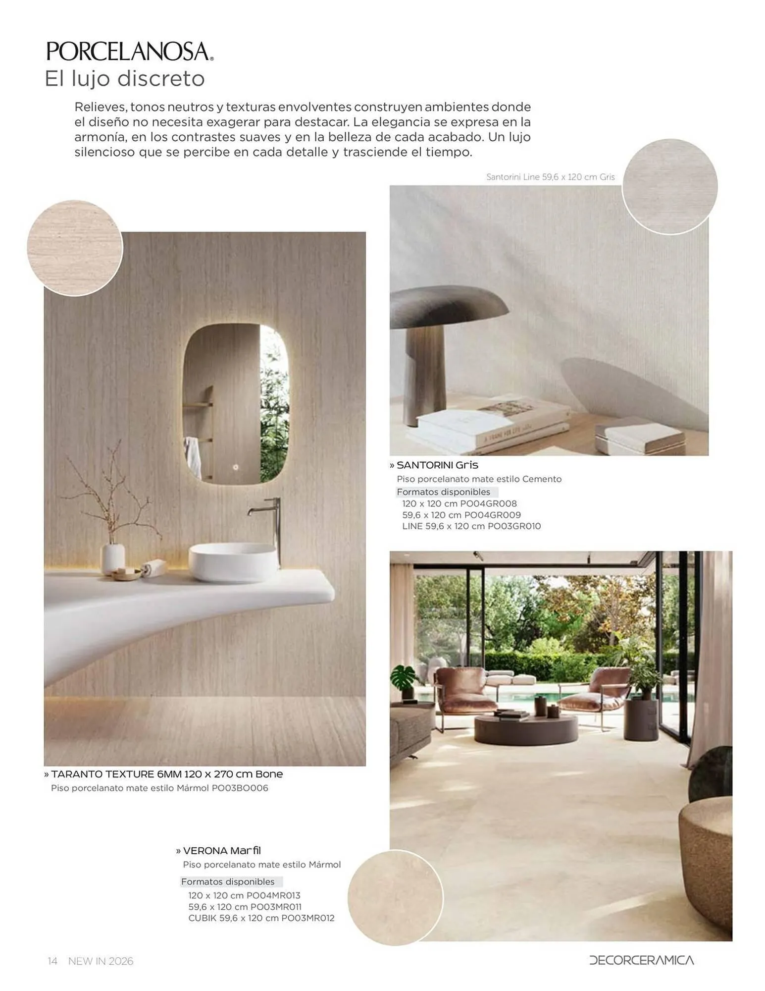 Catalogo de Catálogo Decorceramica 22 de abril al 30 de junio 2026 - Pag 14