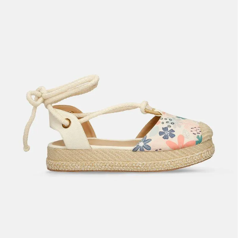 Sandalias Blanco-Multicolor Bata Jordania Mujer