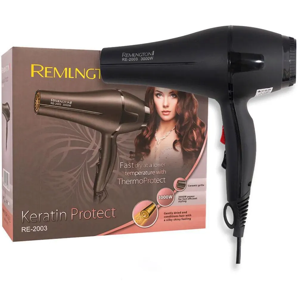 Secador Cabello Keratin Protect Re 2003 3000W Iones Pelo Brillante