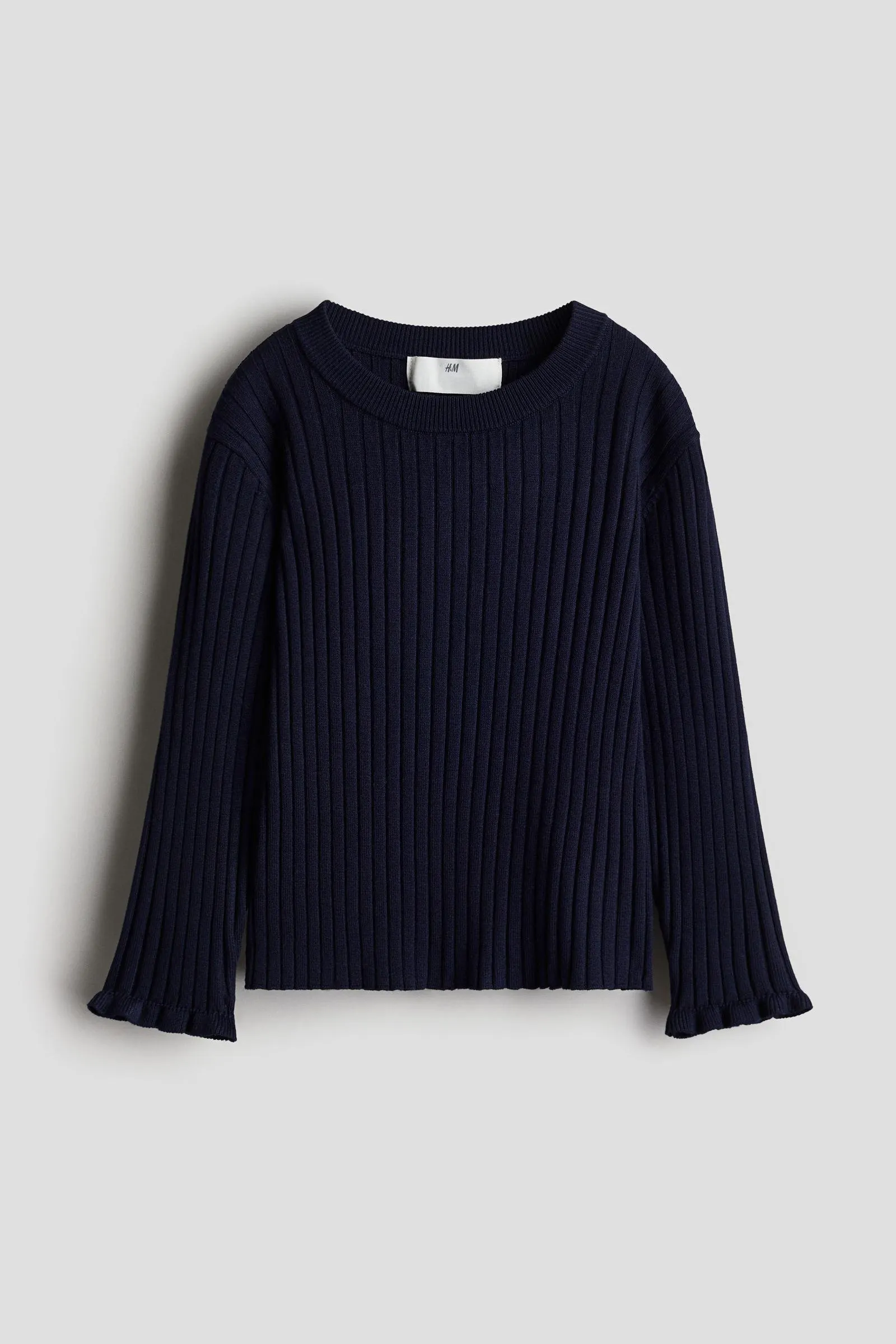 Saco en tejido acanalado