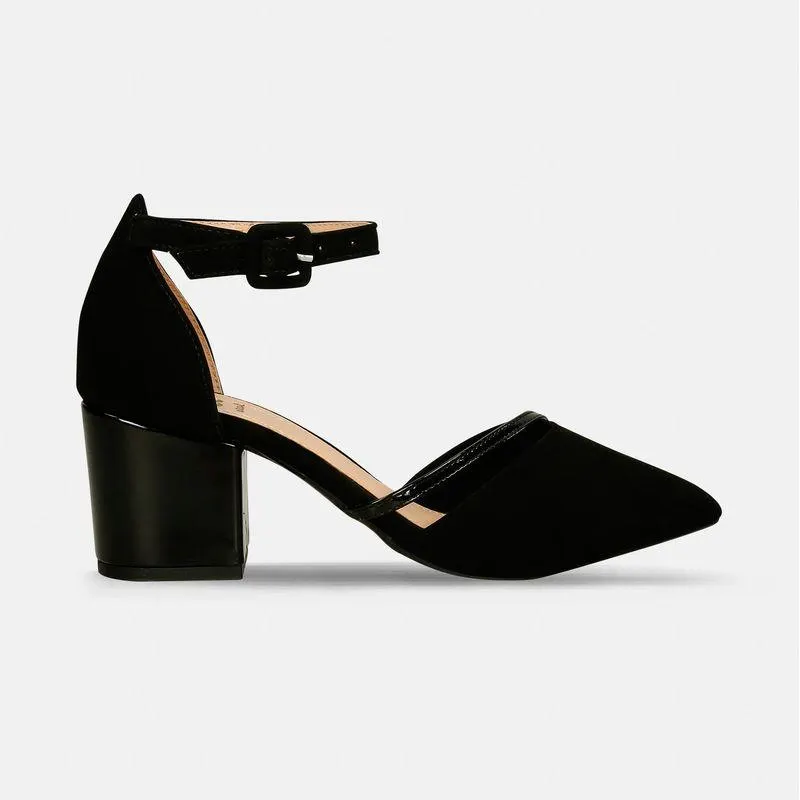 Tacones Negro Bata Jimena Mujer