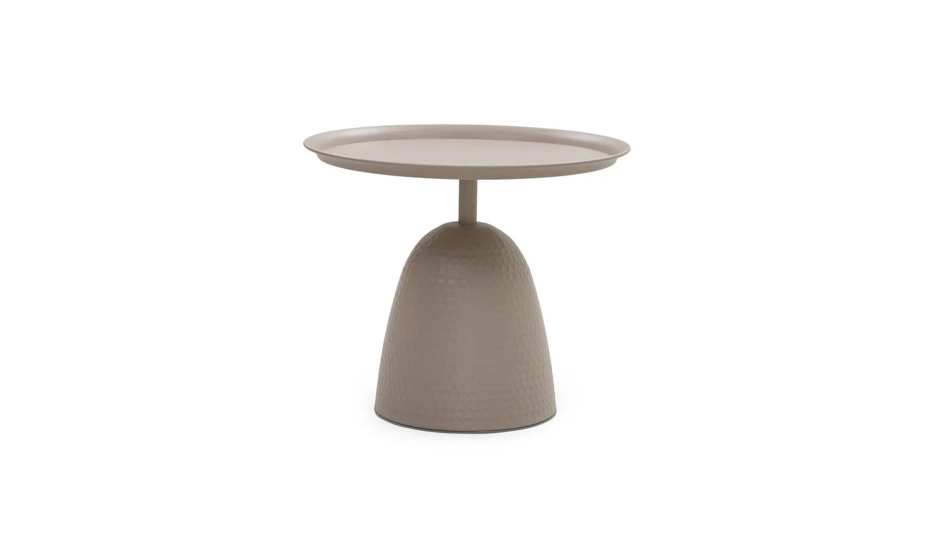 Mesa Auxiliar Praga Martillado Imp Beige