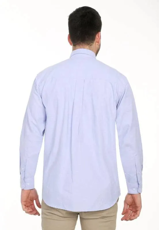Camisa Manga Larga Lec Lee para Hombre - Azul Claro