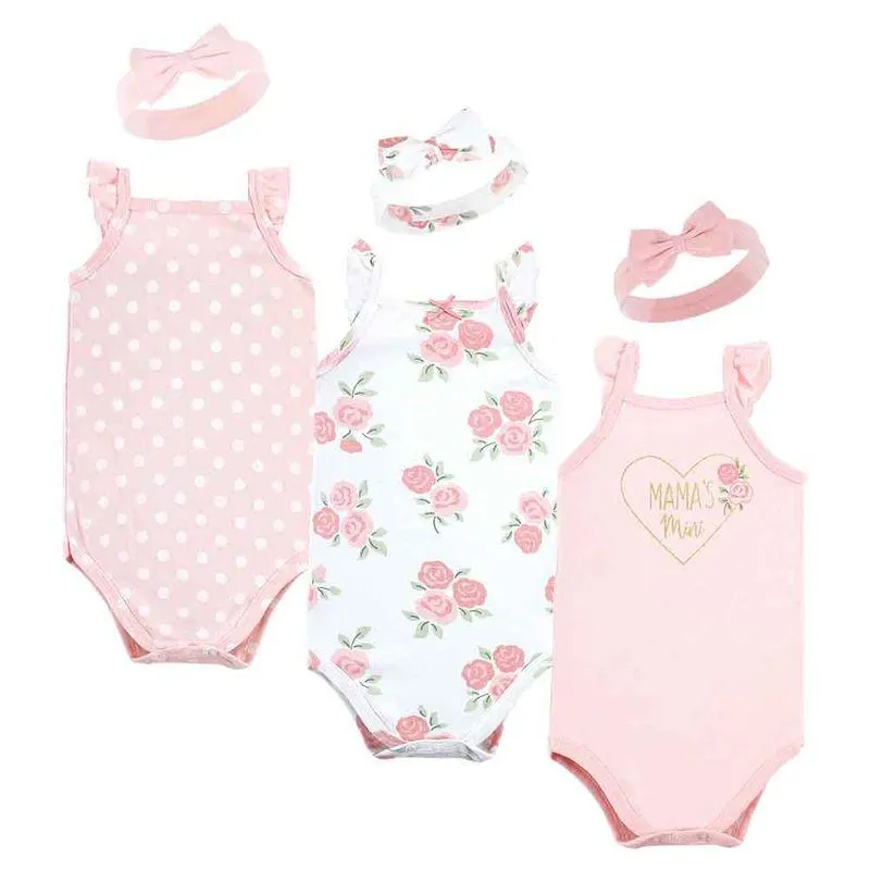 Set 3 Body Flores Bebé Niña