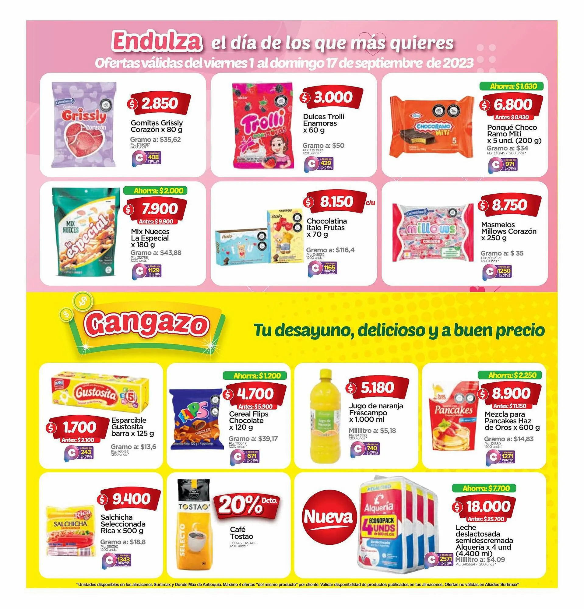 Catalogo de Catálogo Surtimax 2 de septiembre al 17 de septiembre 2023 - Pag 2