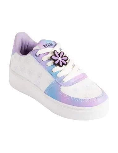 Zapatos casual tipo sneakers con plataforma para niña