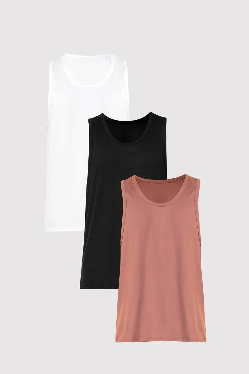 CAMISETA X 3 MANGA SISA Multicolor