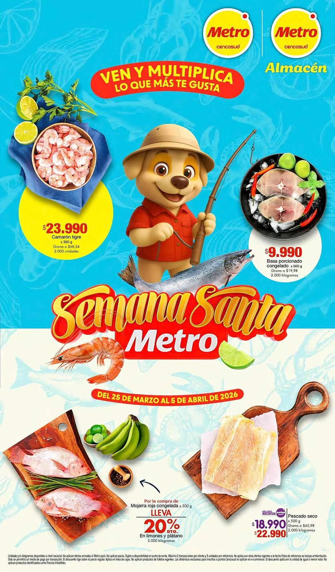 Catalogo de Catálogo Metro 2 de abril al 5 de abril 2026 - Pag 1