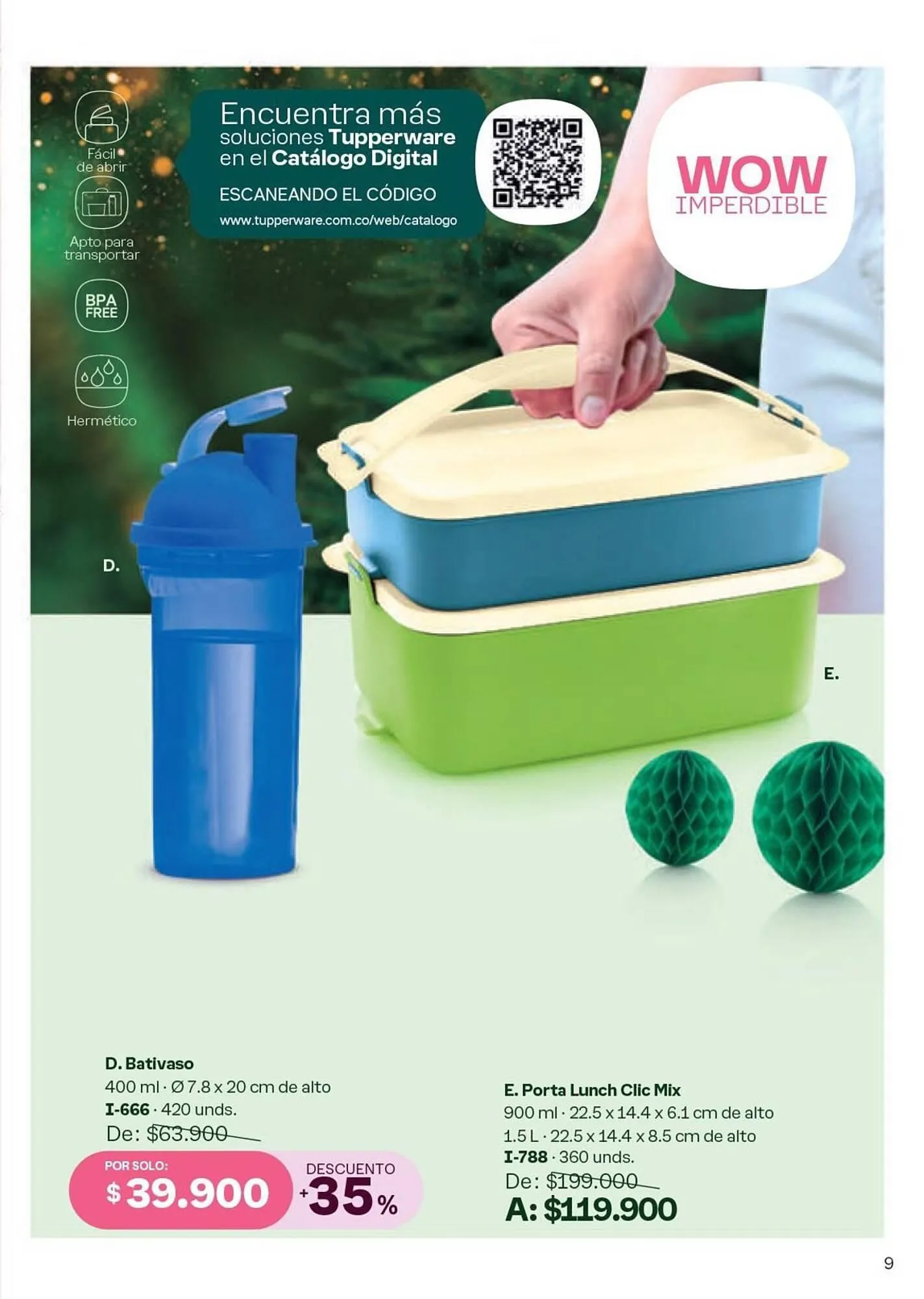 Catalogo de Catálogo Tupperware 19 de noviembre al 31 de diciembre 2024 - Pag 9