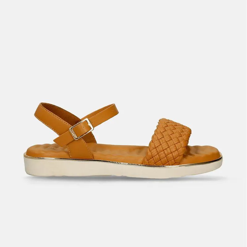 Sandalias Camel Bata Jacina Mujer