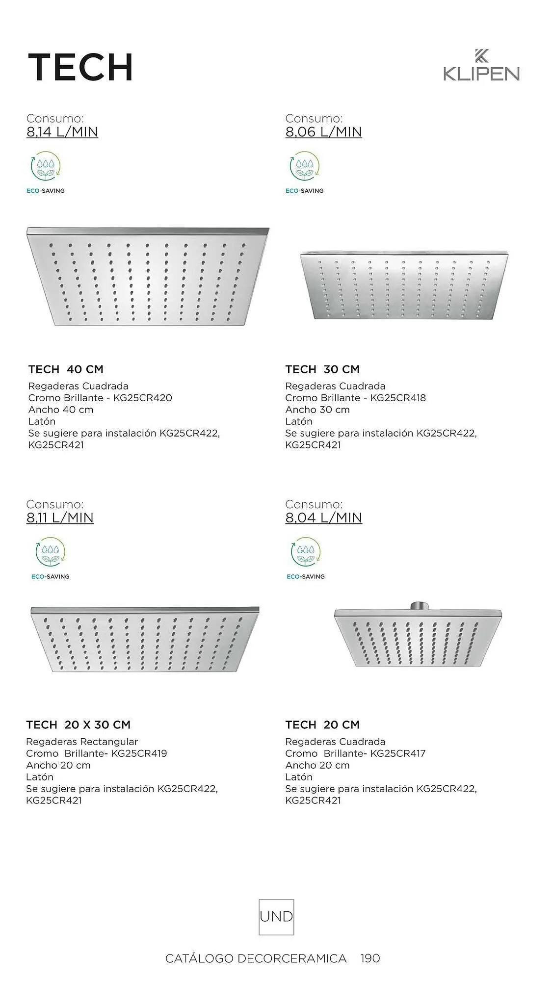 Catalogo de Catálogo Decorceramica 6 de noviembre al 6 de mayo 2025 - Pag 190