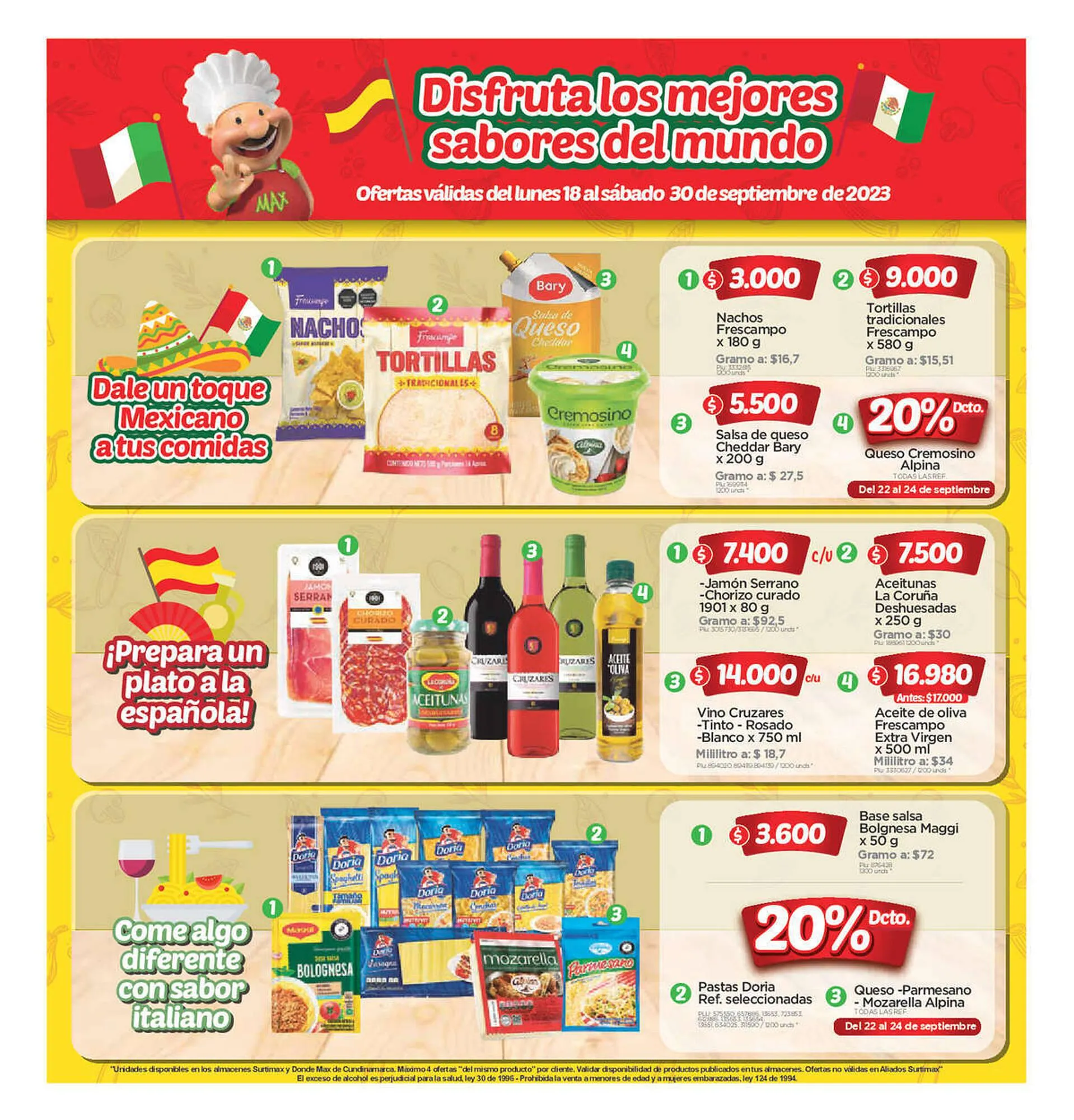 Catalogo de Catálogo Surtimax 18 de septiembre al 30 de septiembre 2023 - Pag 2