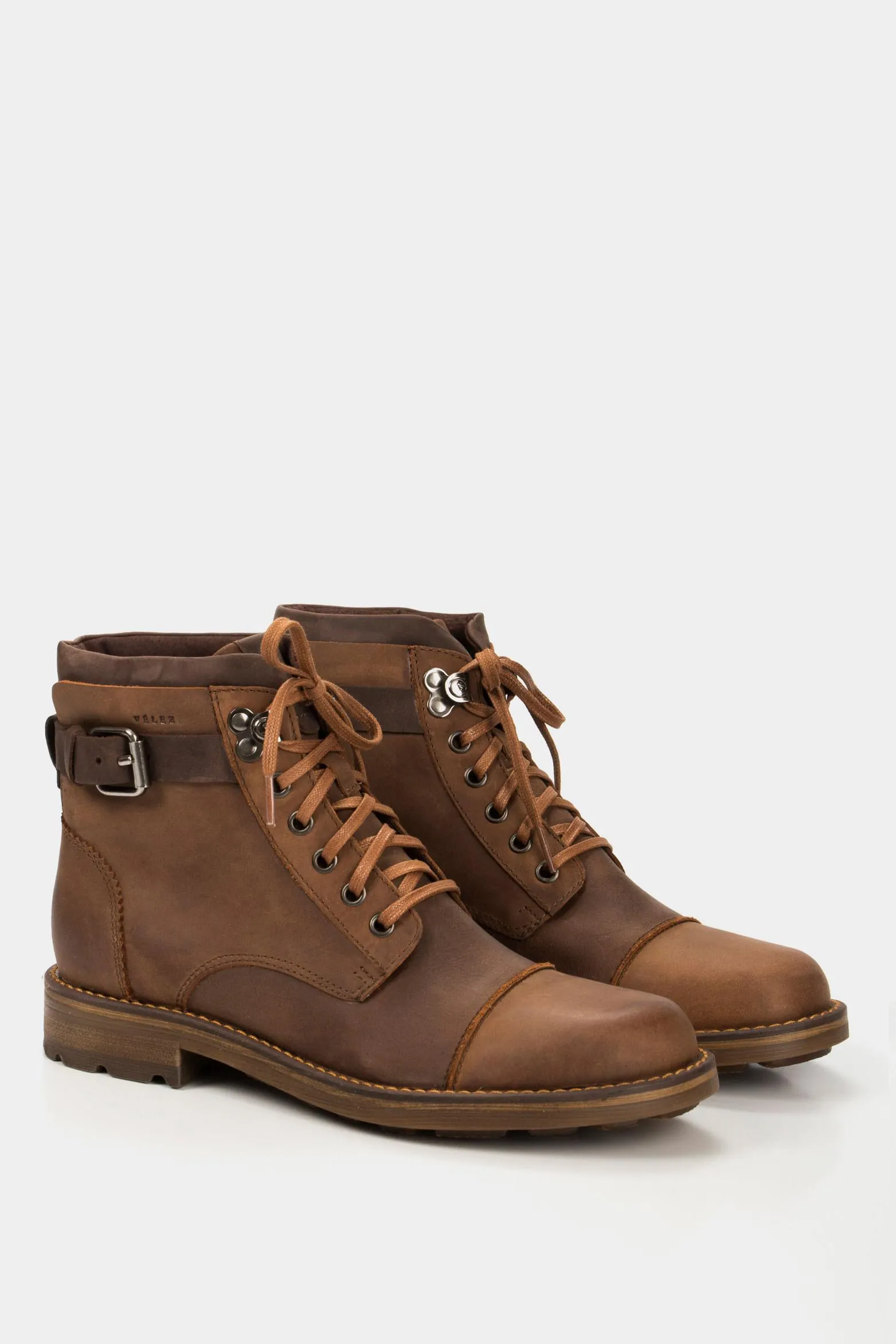 Botas casual Laos de cuero vintage Miel