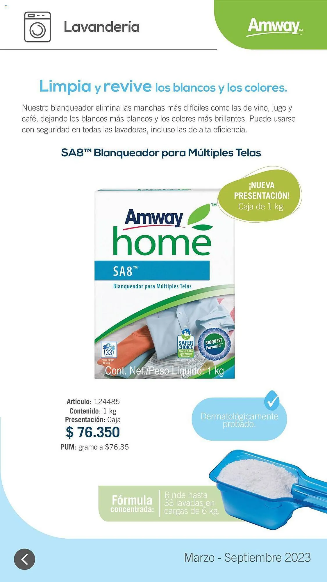 Catalogo de Catálogo Amway 31 de marzo al 1 de septiembre 2023 - Pag 9