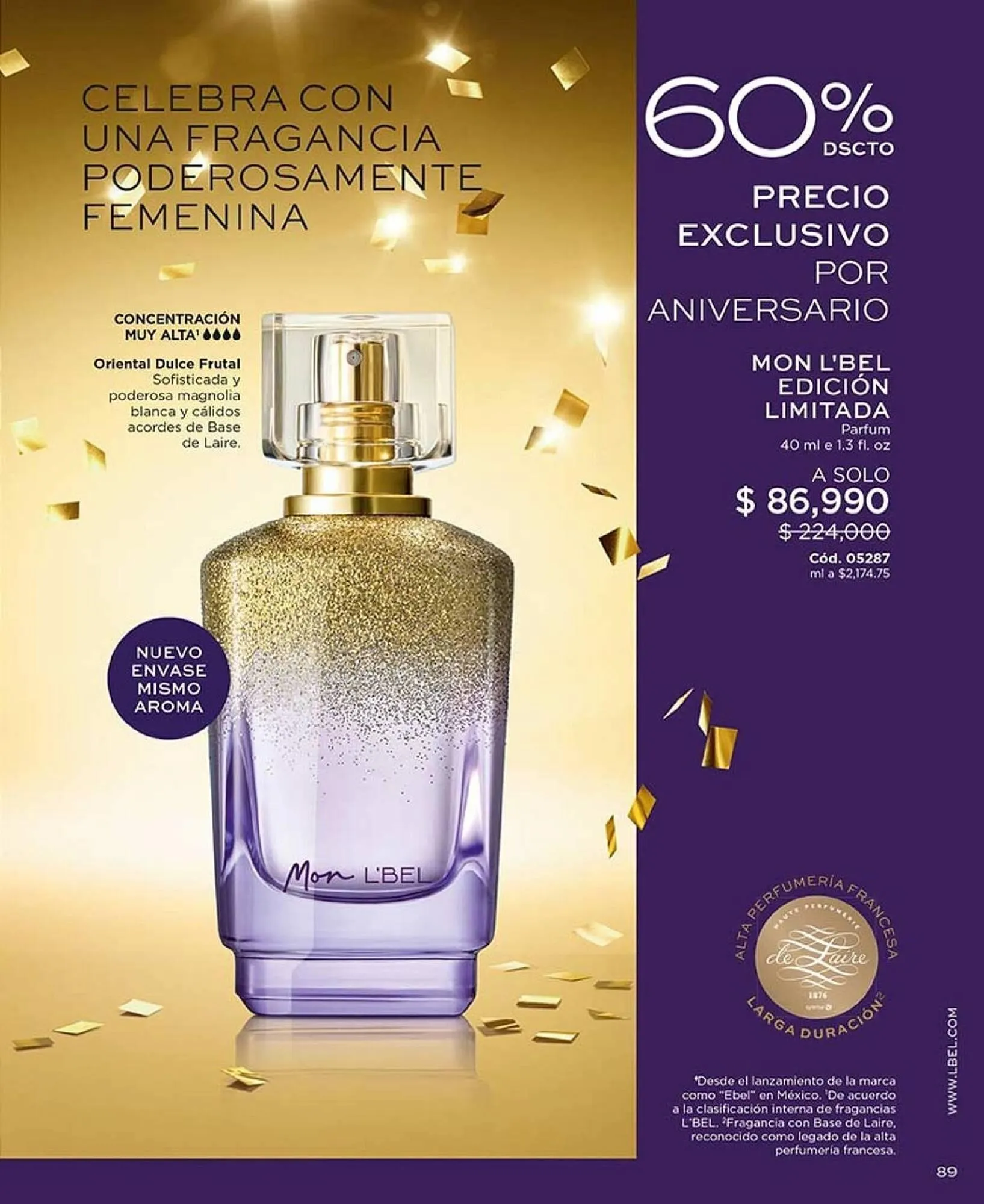 Catalogo de Catálogo L'bel 13 de octubre al 13 de noviembre 2025 - Pag 89