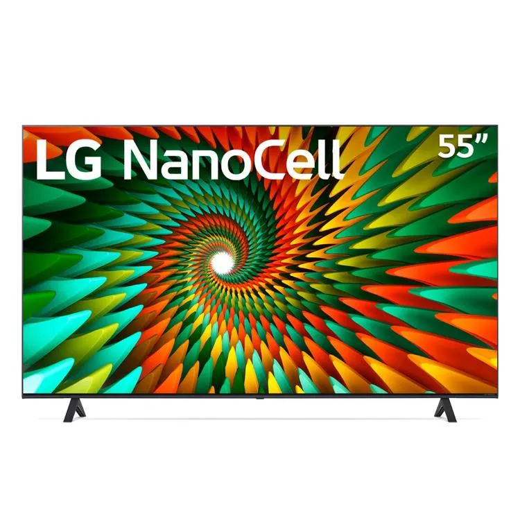 TV LG 55" Pulgadas 139 cm 55NANO77SRA 4K-UHD NanoCell Smart TV