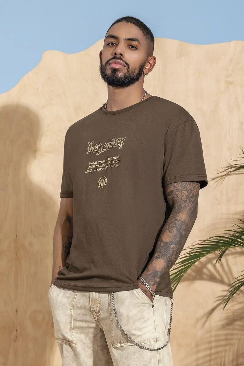 CAMISETA MANGA CORTA Café