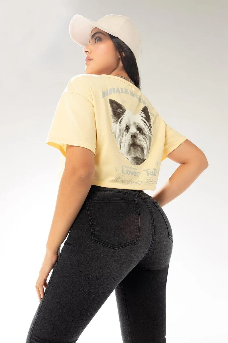 CAMISETA MANGA CORTA Amarillo