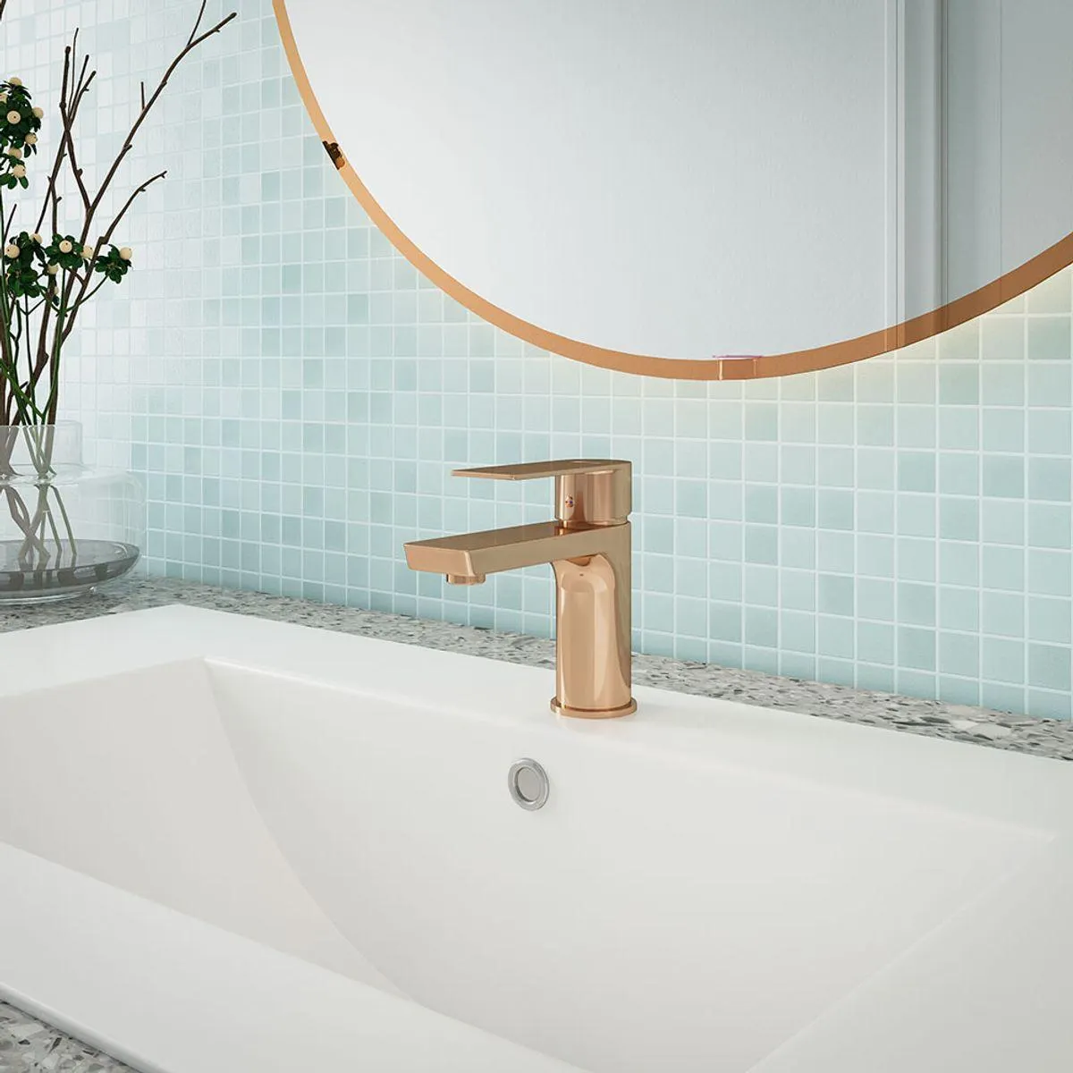 Griferia Lavamanos Baja Squadra