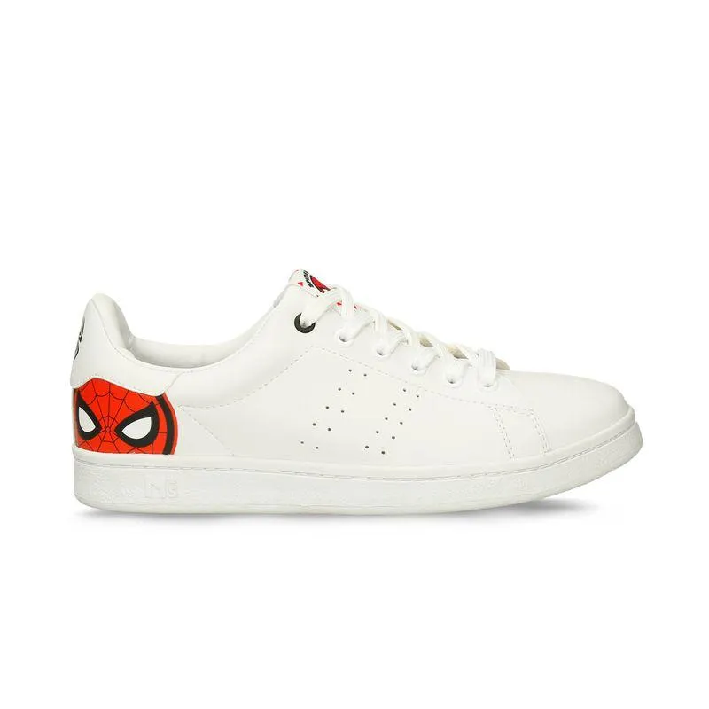 Tenis Casuales Blanco Licenses Marvel Limoncito L Hombre