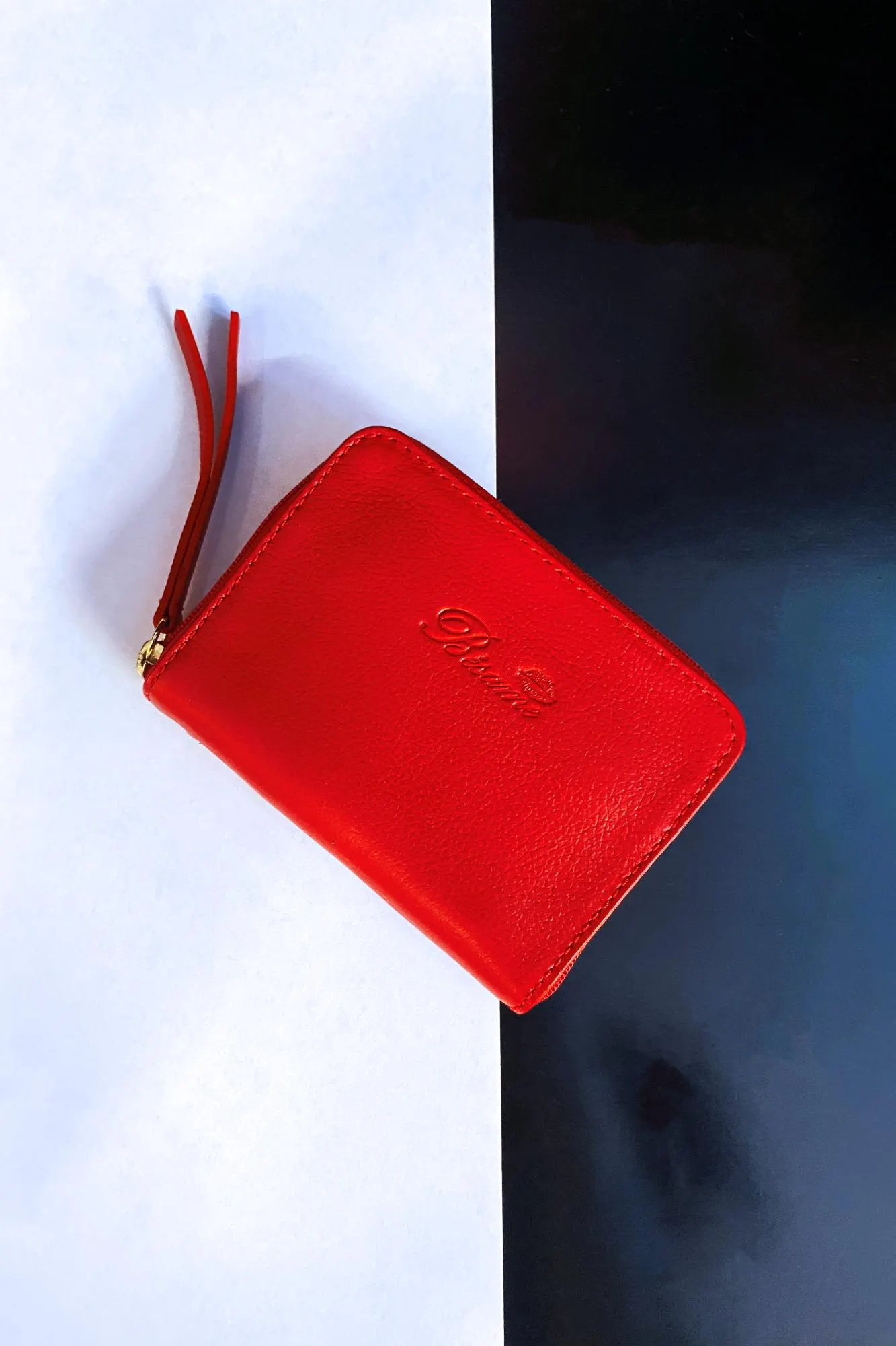 Miniwallet rojo bésame