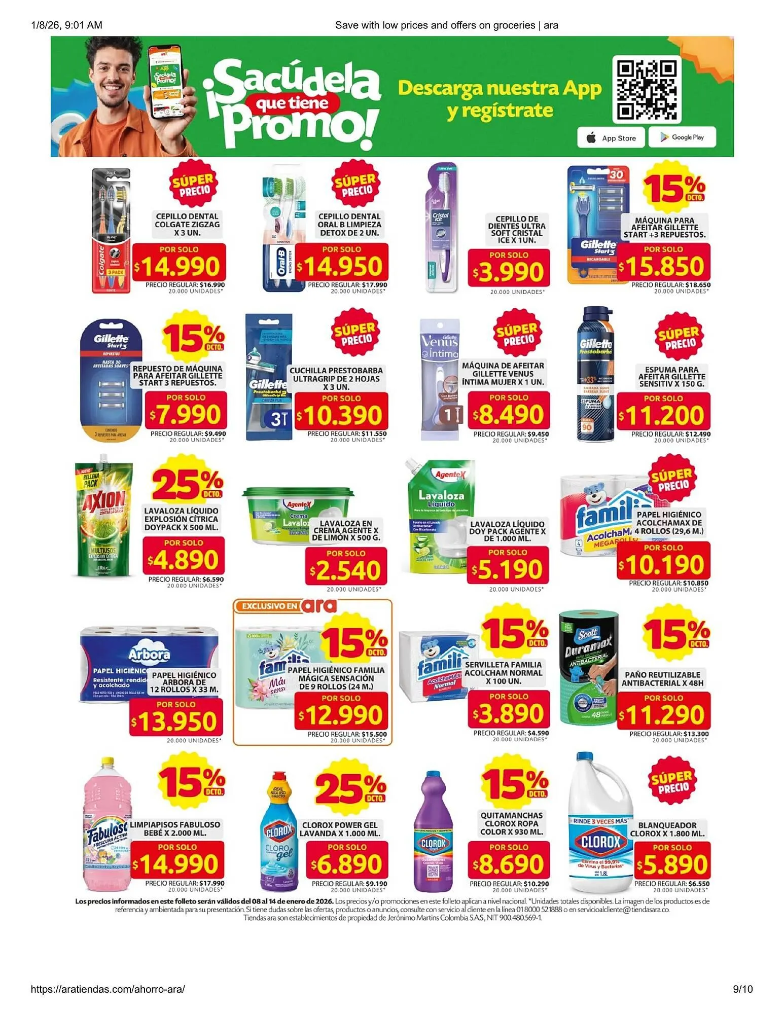 Catalogo de Catálogo Ara 8 de enero al 14 de enero 2026 - Pag 9