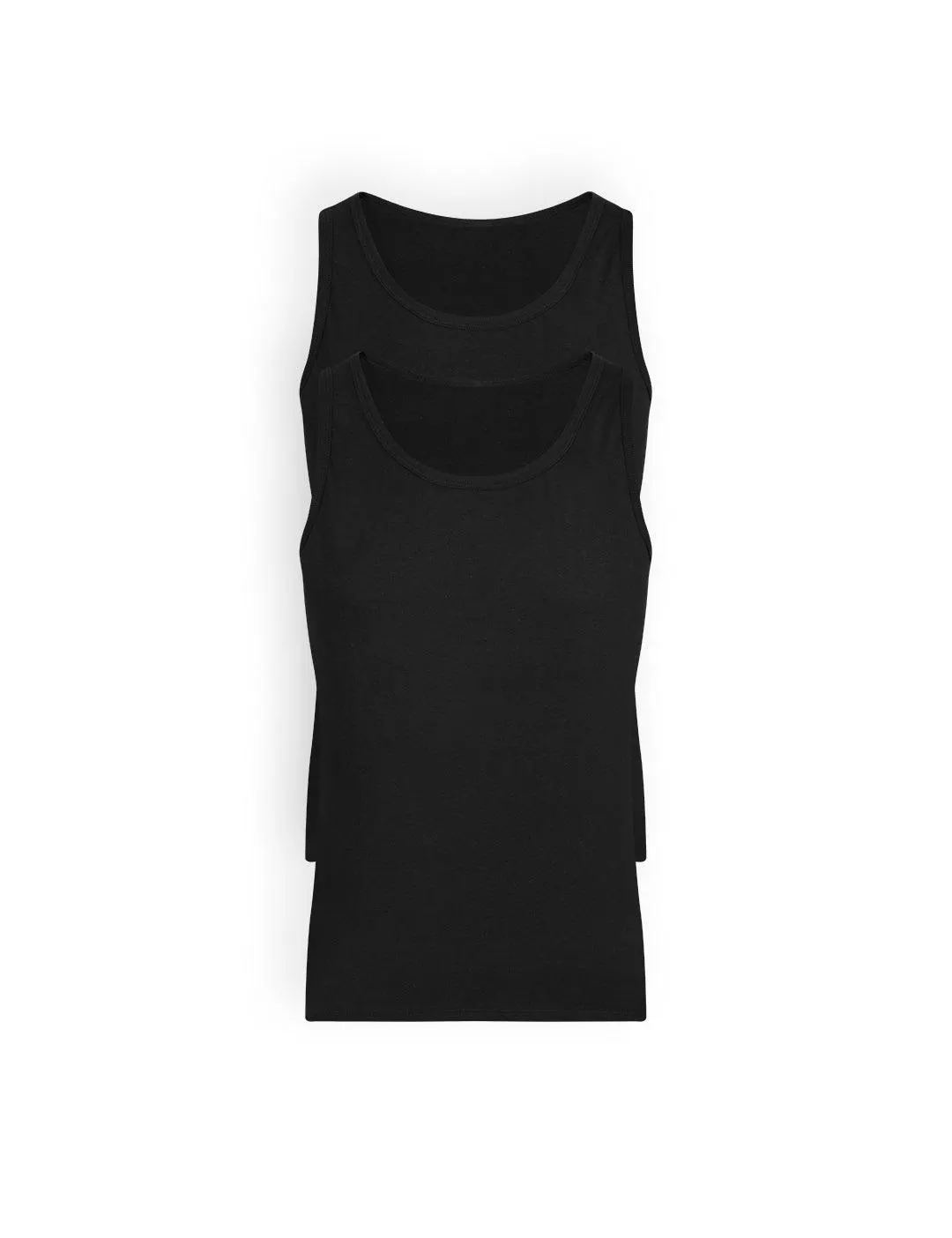 Camiseta Cuello Redondo Manga Sisa Algodón (Pack X2)(2522)