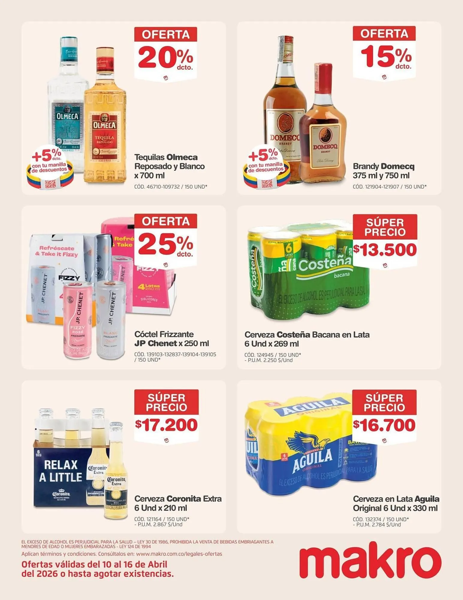 Catalogo de Catálogo Makro 10 de abril al 16 de abril 2026 - Pag 19