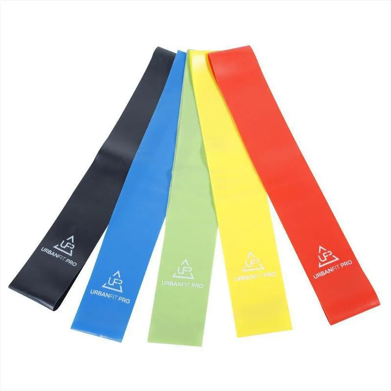 Kit Bandas Elásticas Multicolor Resistencia Yoga Premium