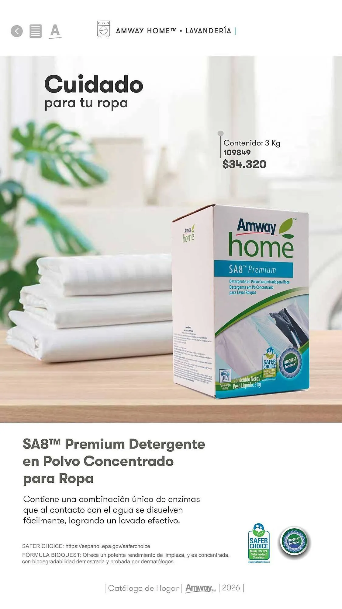 Catalogo de Catálogo Amway 26 de marzo al 31 de diciembre 2026 - Pag 6