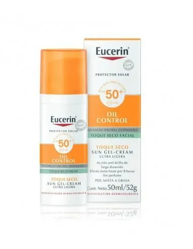 Eucerin Sun Face Oil Control Toque Seco SPF50+ X 50ML