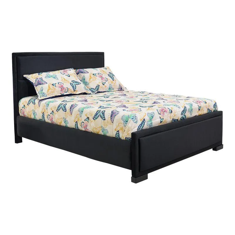 CAMA IBG CASSONI 1.40*1.90 M NEGRO (ESTÁNDAR)