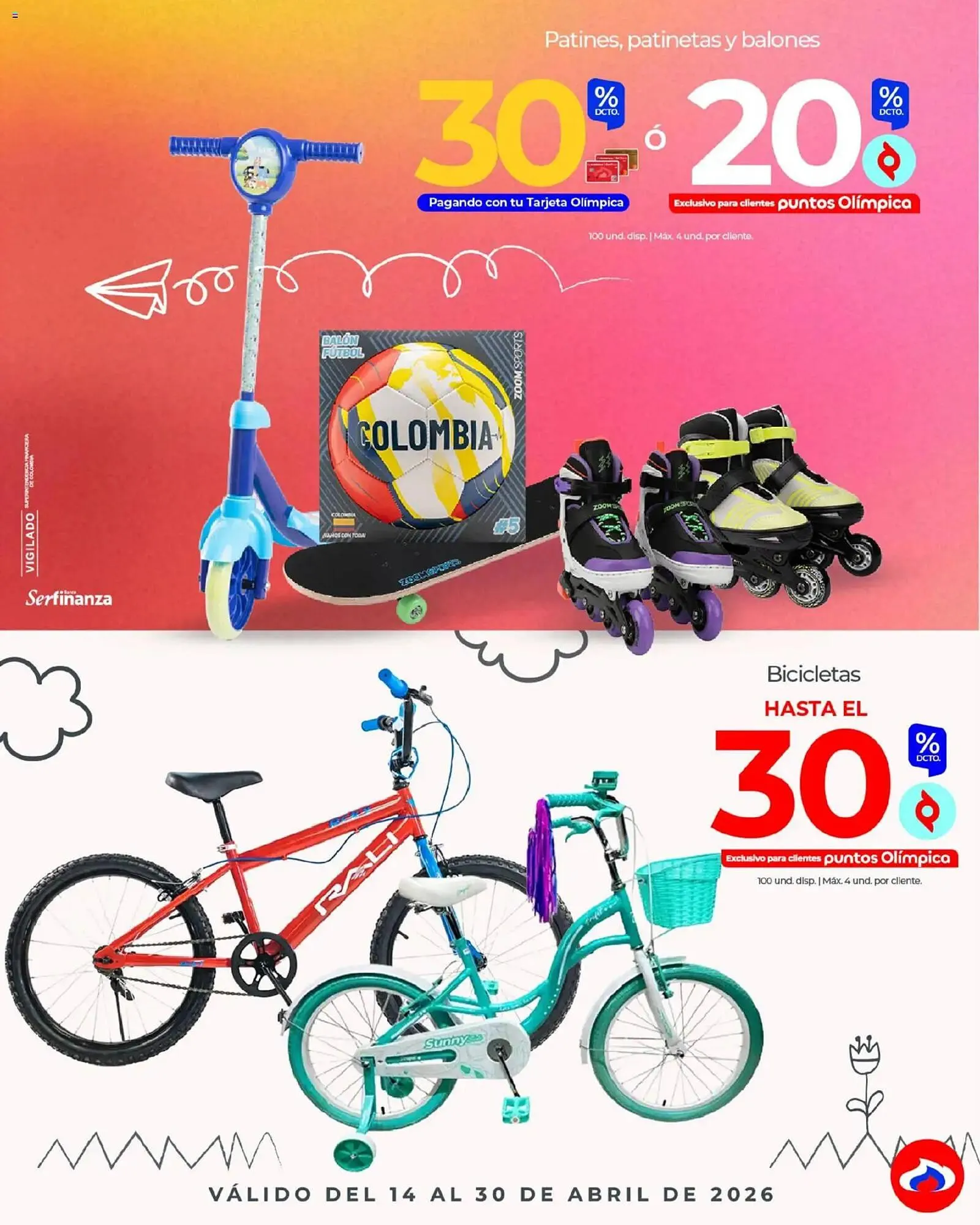 Catalogo de Catálogo Olímpica 14 de abril al 30 de abril 2026 - Pag 20