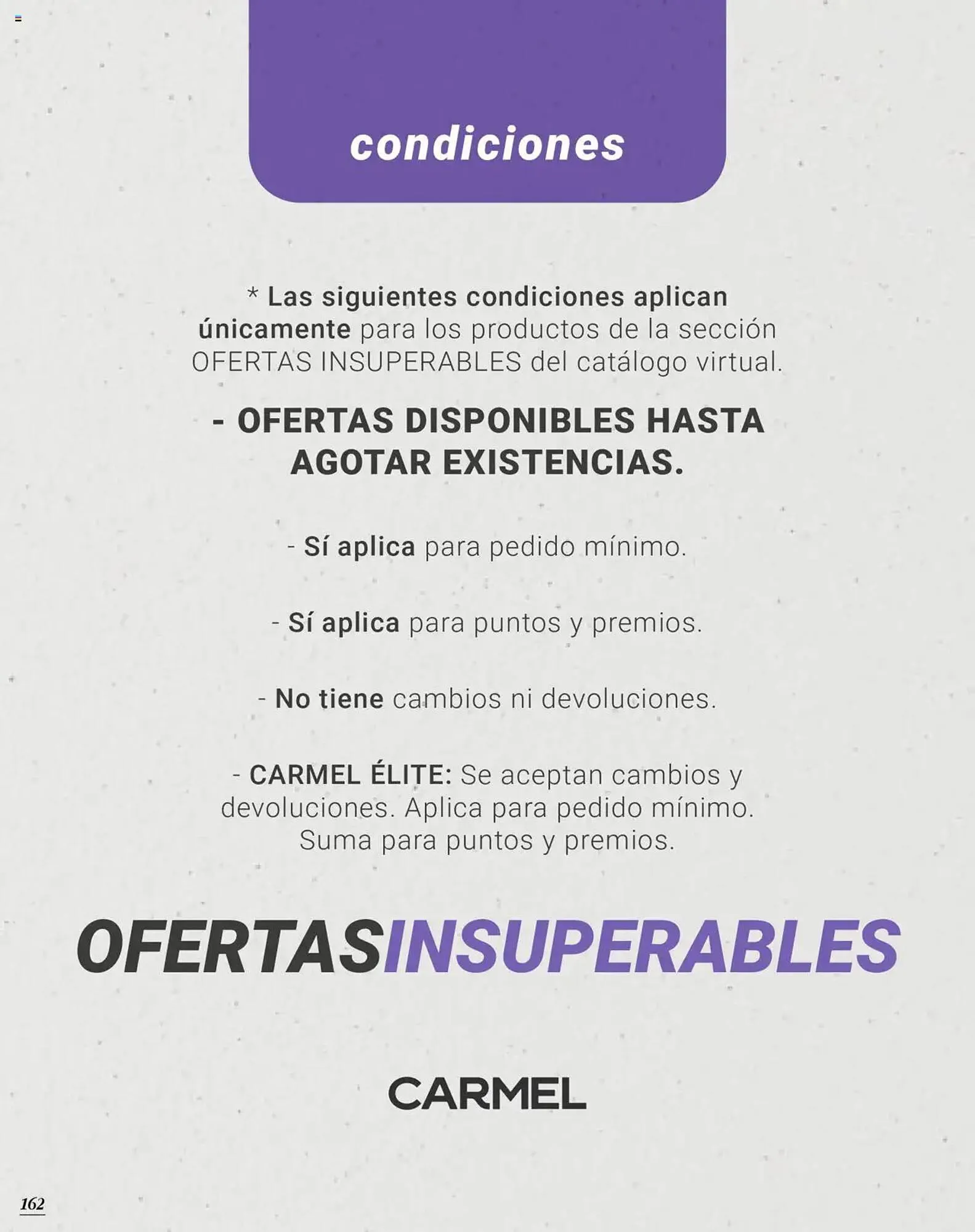 Catalogo de Catálogo Carmel 9 de julio al 1 de septiembre 2025 - Pag 164