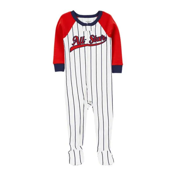 Pijama Enteriza con Pies Multicolor Niños - Carter's