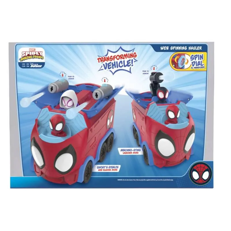 SPIDEY VEHÍCULO DE LUJO TRANSPORTADOR GIRATORIO