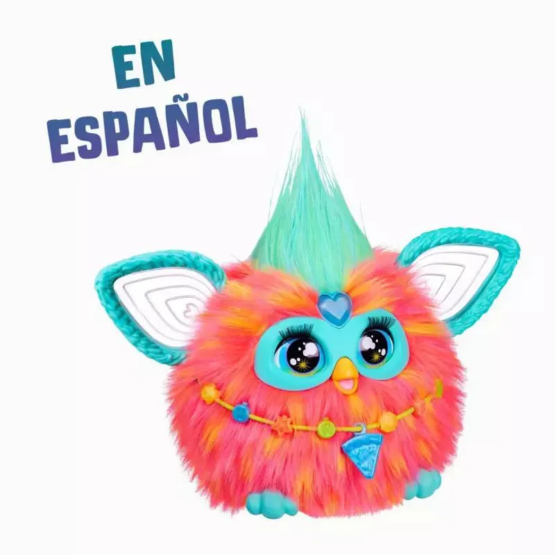 Peluche Furby interactivo Color coral