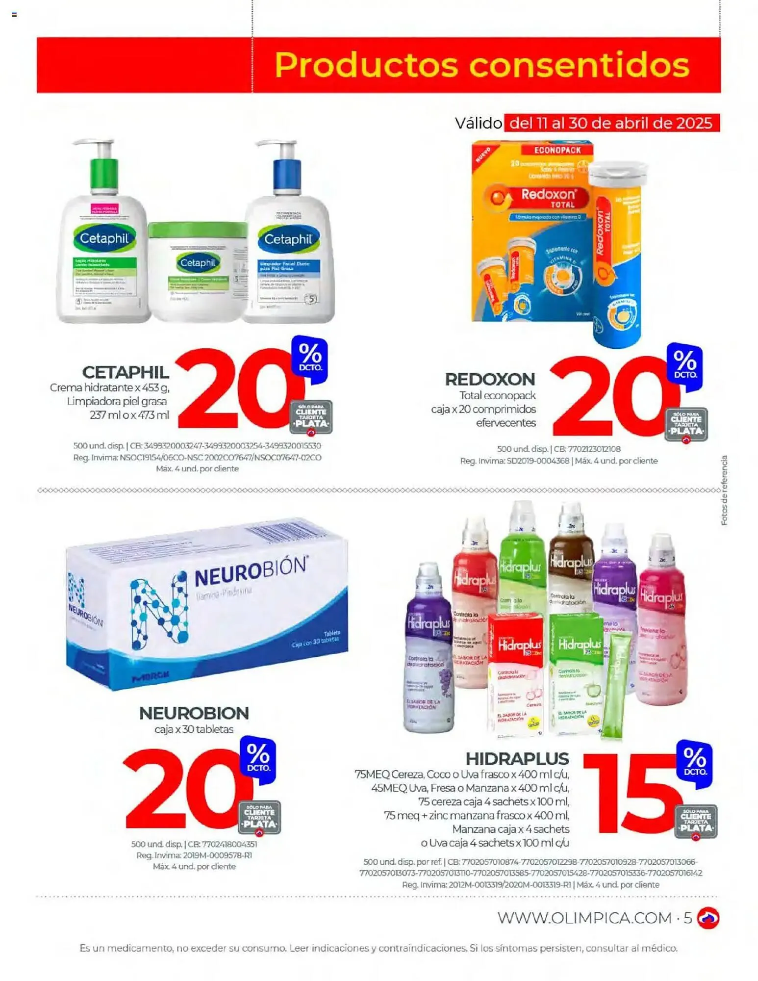 Catalogo de Catálogo Olímpica 6 de abril al 30 de abril 2025 - Pag 5