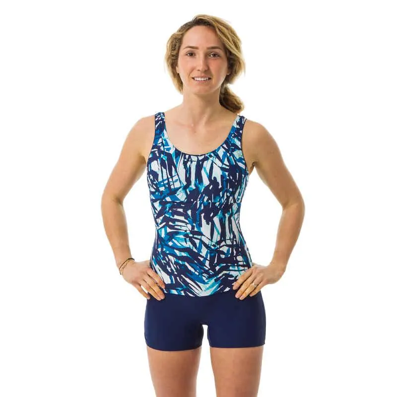 Vestido de baño tipo Shorty Aquagym Doli Boo Mujer Azul
