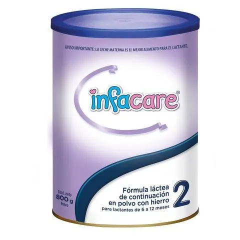 Formula Infantil Infacare 2 Lata X 800 Gr