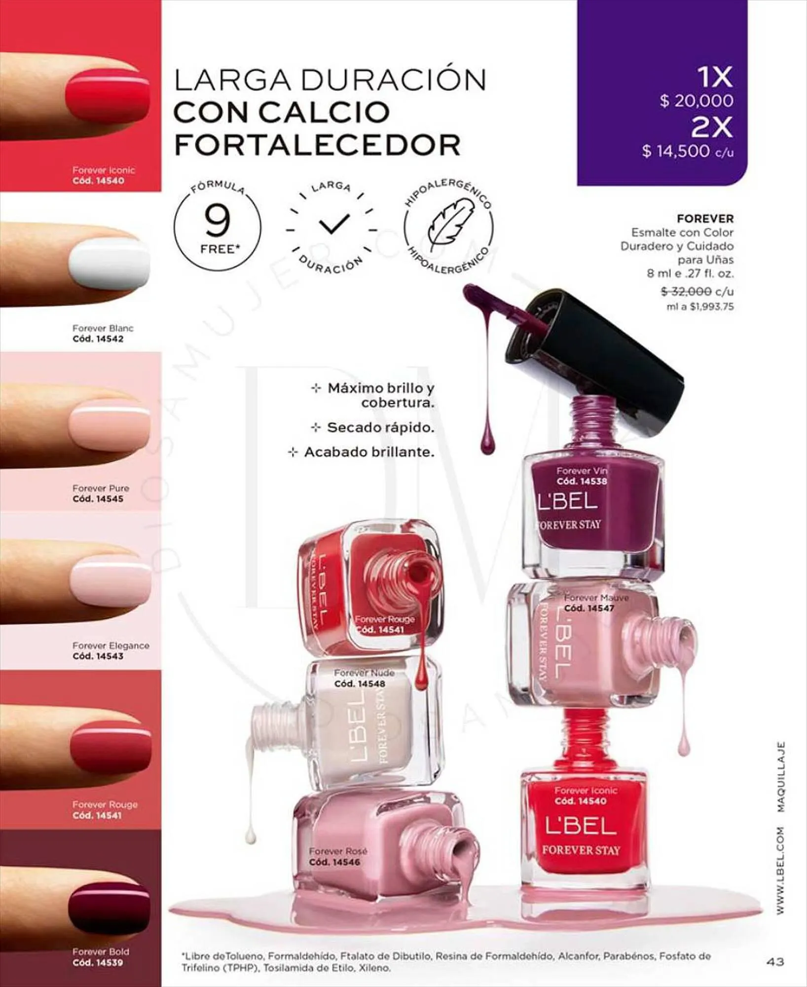 Catalogo de Catálogo L'bel 29 de agosto al 31 de agosto 2023 - Pag 43