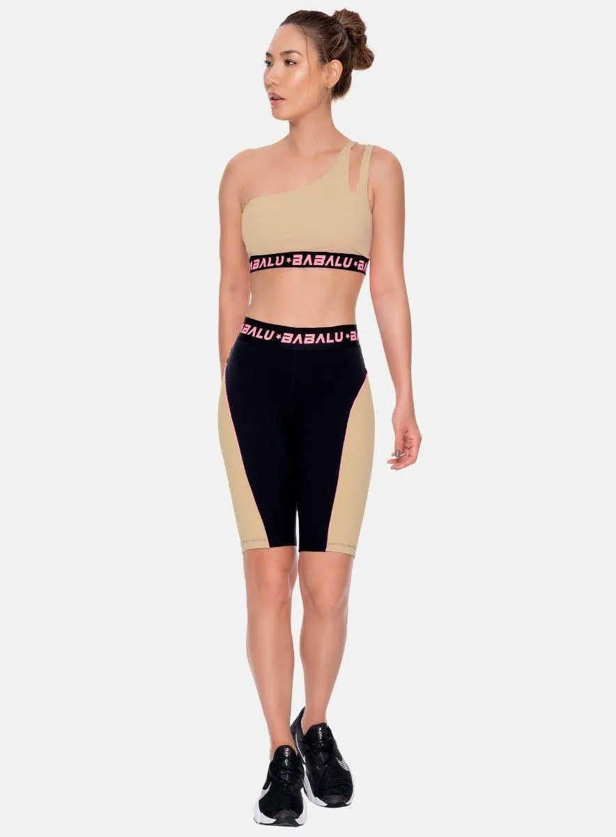 BIKER DEPORTIVO MUJER TELA SUPPLEX CON ELASTICO ESTAMPADO TALLA ÚNICA