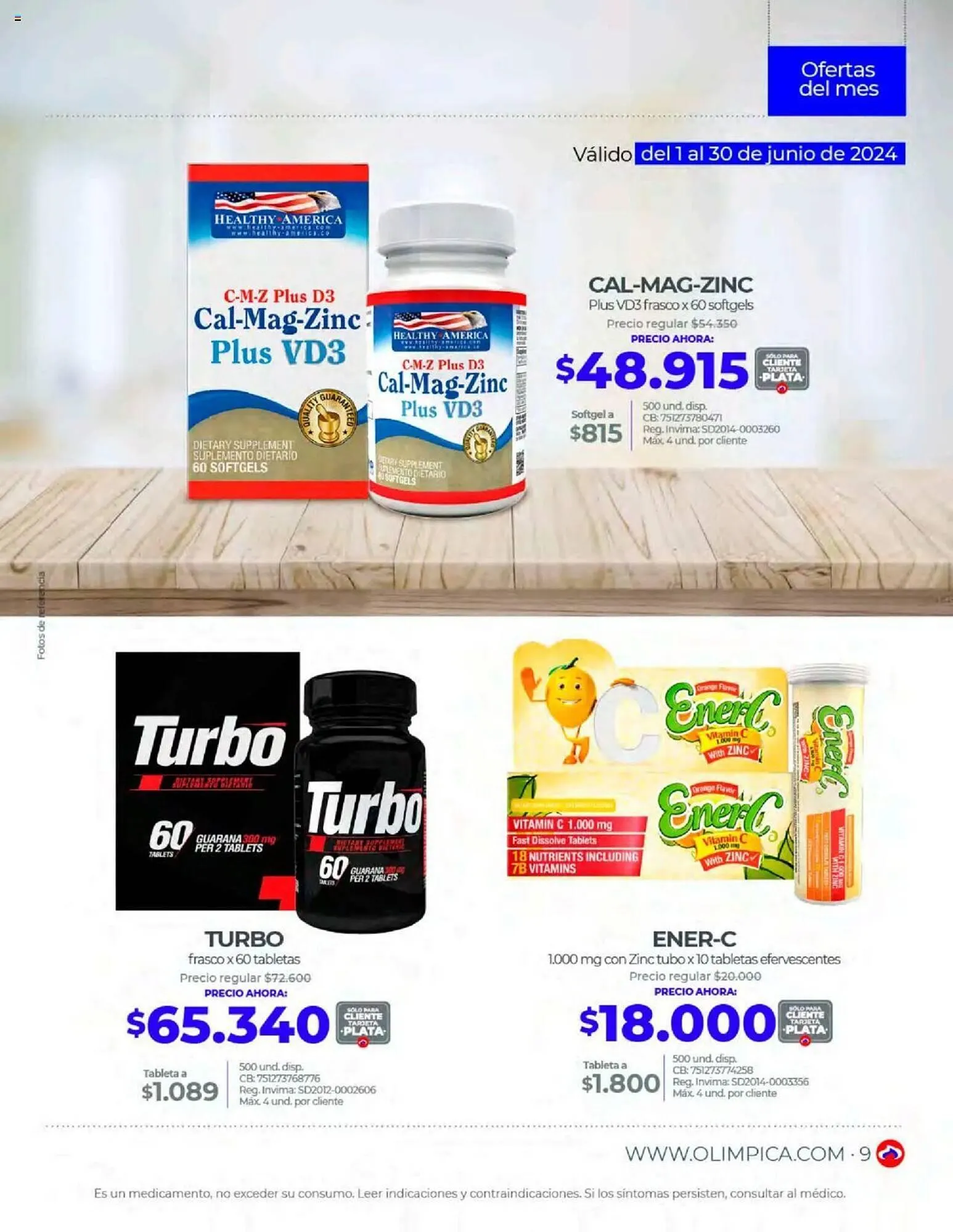 Catalogo de Catálogo Olímpica 1 de junio al 30 de junio 2024 - Pag 9